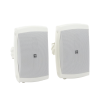 altavoces de montaje en superficie de 2 vias | woofer 5 in, tweeter 0.5 in | semi exterior, 6 ohms | par color blanco