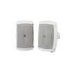altavoces de montaje en superficie de 2 vias | woofer 5 in, tweeter 0.5 in | semi exterior, 6 ohms | par color blanco