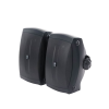 altavoz de montaje en superficie de 2 vias | woofer 6.5'' | tweeter 1'' | semi exterior | 6 ohms | par | color negro