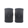 altavoz de montaje en superficie de 2 vias | woofer 6.5'' | tweeter 1'' | semi exterior | 6 ohms | par | color negro
