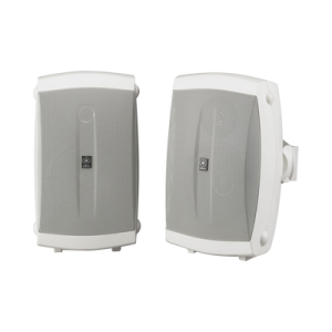 altavoces de pared | semi exterior | woofer 6.5 in | tweeter 1"| 6 ohms | par | color blanco