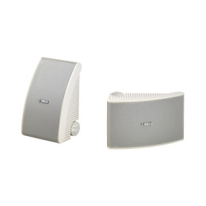 altavoz de montaje en superficie de 2 vias | woofer 5.25 in | tweeter 1 in | media intemperie | 6 ohms | par | color blanco