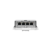 switch poe 24 v de paso para exterior con 4 puertos gigabit (1 poe in, 3 poe out) nanoswitch