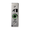 interruptor ir notouch® de acero inoxidable, montaje delgado, caja posterior, símbolo de puerta