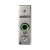 interruptor ir notouch® de acero inoxidable, montaje delgado, caja posterior, abierto
