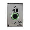 interruptor ir notouch® de acero inoxidable, de un solo grupo, símbolo de puerta