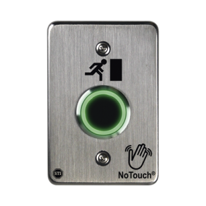 interruptor ir notouch® de acero inoxidable, de un solo grupo, símbolo de puerta