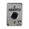interruptor ir notouch® de acero inoxidable, de un solo grupo, abierto