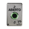 interruptor ir notouch® de acero inoxidable, de un solo grupo, abierto