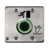 interruptor ir notouch® de acero inoxidable, salida doble, símbolo de puerta