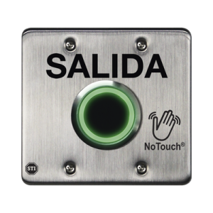interruptor ir notouch® de acero inoxidable, salida doble, salida