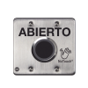 interruptor ir notouch® de acero inoxidable, salida doble, abierto