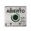 interruptor ir notouch® de acero inoxidable, salida doble, abierto