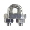 nudo/ perro/ abrazadera acero forjado para cable de 1/4", acero inoxidable.