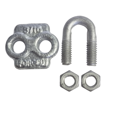 nudo/ perro/ abrazadera acero forjado para cable de 3/16" galv. inmersión en caliente. nudo/ perro/ abrazadera acero forjado para cable de 3/16" galv. inmersión en caliente.