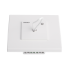 modulo de pared para tirador de baño con led indicador / compatible con nx0019/b, nx0015 y nx1021