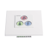 modulo de 3 botones iluminados con lector rfid 125 khz / alarma / cancelar y código azul / bus rs485 / compatible con nx0019/b, nx1021 y nx0015