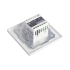 modulo de 3 botones iluminados con lector rfid 125 khz / alarma / cancelar y código azul / bus rs485 / compatible con nx0019/b, nx1021 y nx0015