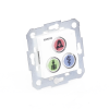 modulo de 3 botones iluminados / alarma / cancelar y código azul / bus rs485 / compatible con nx0019/b, nx1021 y nx0015