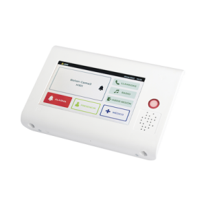 terminal de habitación ip / lector rfid 125 khz / audio bidireccional / sip / poe / pantalla táctil 7" / compatible con nx1071 y nx1075
