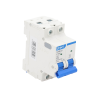 pastilla para riel din, 2 polos, 10 amp, vca:110/415v, 6ka, catálogo: nxb632pc10, serie: nxb 63.