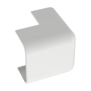 esquinero exterior, para uso con canaleta ld10, material abs, color blanco