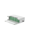 distribuidor de fibra Óptica para 144 empalmes, con 144 acopladores sc/apc y 144 pigtails sc/apc, 19", 3 ur