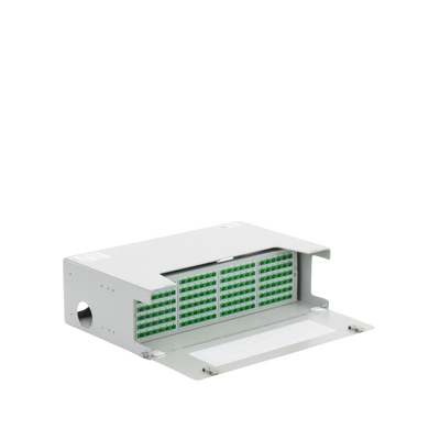 distribuidor de fibra Óptica para 144 empalmes, con 144 acopladores sc/apc y 144 pigtails sc/apc, 19", 3 ur distribuidor de fibra Óptica para 144 empalmes, con 144 acopladores sc/apc y 144 pigtails sc/apc, 19", 3 ur