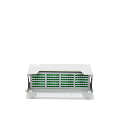 distribuidor de fibra Óptica para 144 empalmes, con 144 acopladores sc/apc y 144 pigtails sc/apc, 19", 3 ur distribuidor de fibra Óptica para 144 empalmes, con 144 acopladores sc/apc y 144 pigtails sc/apc, 19", 3 ur