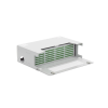distribuidor de fibra Óptica para 144 empalmes, con 144 acopladores sc/apc y 144 pigtails, 19", 5 ur