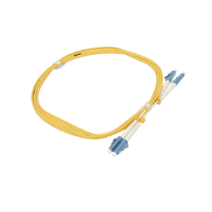 jumper de fibra Óptica duplex, monomodo, con conectores lc/upc lc/upc, 2 metros