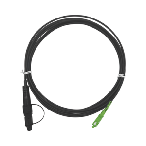 jumper de fibra Óptica, conector sc/apc conexión a caja fdp460, redondo, 5 metros, forro 3 mm, g657a2, negro