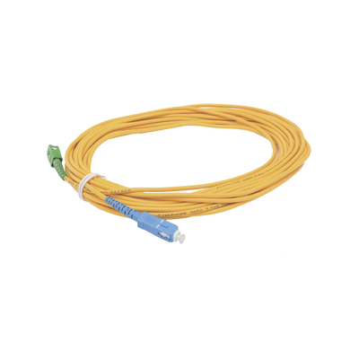 jumper de fibra Óptica simplex, monomodo, con conectores sc/upc sc/apc, de 10 metros jumper de fibra Óptica simplex, monomodo, con conectores sc/upc sc/apc, de 10 metros