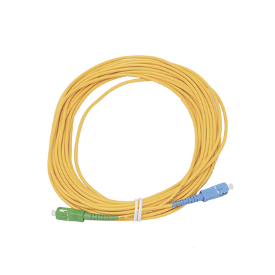 jumper de fibra Óptica simplex, monomodo, con conectores sc/upc sc/apc, de 10 metros jumper de fibra Óptica simplex, monomodo, con conectores sc/upc sc/apc, de 10 metros