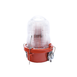 lámpara de obstrucción roja/ luz fija tipo l 810, led de baja intensidad/ 120 240 vca/ luz infraroja