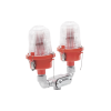lámpara de obstrucción roja certificada/ luz fija tipo l 810 doble led/ 120 240 vca/ luz infraroja