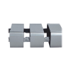 organizador de cables vertical articulado, ideal para llevar los cables del piso a mesa o a la cubierta del escritorio de manera segura