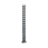 organizador de cables vertical articulado, ideal para llevar los cables del piso a mesa o a la cubierta del escritorio de manera segura