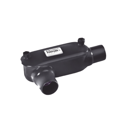 caja condulet tipo t con recubrimiento exterior de pvc de 3/4" (19 mm). caja condulet tipo t con recubrimiento exterior de pvc de 3/4" (19 mm).