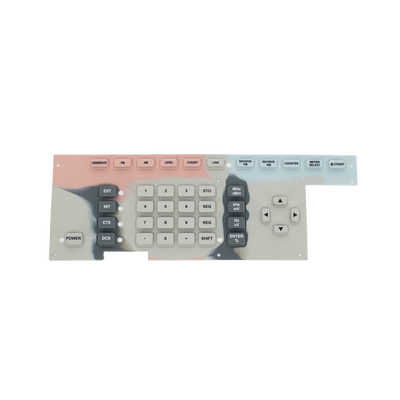 membrana elastomérica "touch pad" para monitor de servicio ramsey com 3010. membrana elastomérica "touch pad" para monitor de servicio ramsey com 3010.