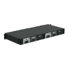 pdu básico para distribución de energía, plug de entrada trifásico cs8365c, con 6 contactos c19, instalación horizontal de 19in, 1ur, 50 amp, 208 vca