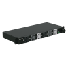 pdu básico para distribución de energía, plug de entrada trifásico cs8365c, con 6 contactos c19, instalación horizontal de 19in, 1ur, 50 amp, 208 vca