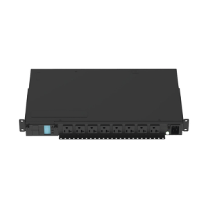 pdu monitoreable (mi) para distribución de energía, enchufe de entrada nema 5 15p, con 8 salidas 5 20r, horizontal 19in, 120 vca, 15 amp, 1ur