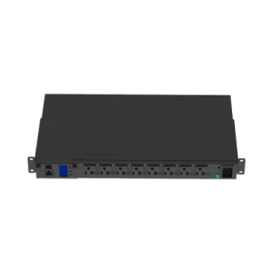 pdu switchable y monitoreable por toma (ms) para distribución de energía, enchufe de entrada nema l5 20p, con 8 salidas 5 20r, horizontal 19in, 120 vca, 15 amp, 1ur