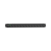 pdu básico para distribución de energía, enchufe de entrada nema l5 20p, con 12 contactos nema 5 20r, instalación horizontal de 19in, 1ur, 20 amp, 120 vca
