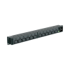 pdu básico para distribución de energía, enchufe de entrada nema l6 20p, con 13 contactos c13, instalación horizontal de 19in, 1ur, 20 amp, 220 vca