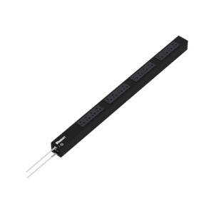 pdu básico para distribución de energía, enchufe de entrada nema 5 15p, con 16 contactos nema 5 20r, de instalación vertical, 15 amp, 120 vca