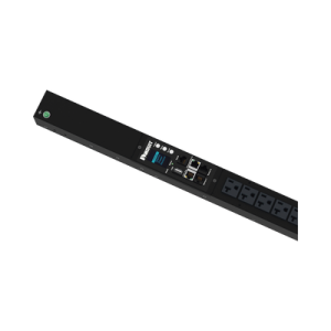 pdu g6 monitoreable (mi) para distribución de energía, enchufe de entrada nema 5 15p, con 16 salidas nema 5 20r, de instalación vertical, 120 vca, 15 amp