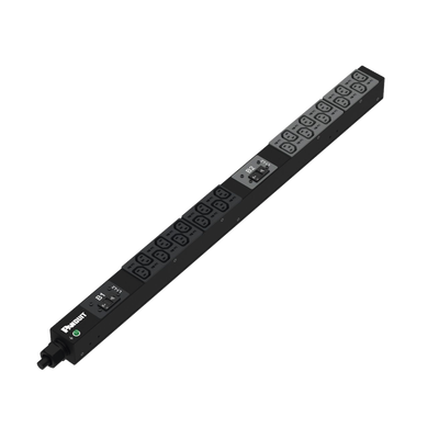 pdu básico para distribución de energía, enchufe de entrada nema l6 30p, con 20 salidas c13, de instalación vertical, 208 vca, 30 amp pdu básico para distribución de energía, enchufe de entrada nema l6 30p, con 20 salidas c13, de instalación vertical, 208 vca, 30 amp