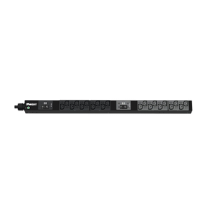 pdu básico para distribución de energía, enchufe de entrada nema l6 30p, con 20 salidas c13, de instalación vertical, 208 vca, 30 amp